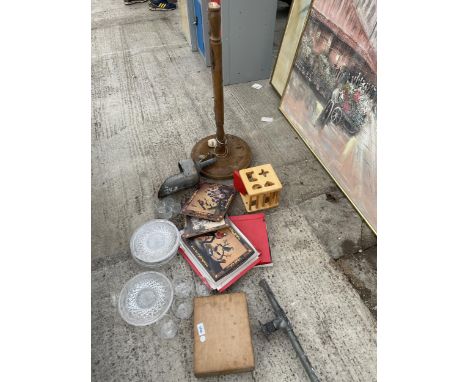 VARIOUS CLEARANCE ITEMS - GLASS WARE, PRINTS ETC 