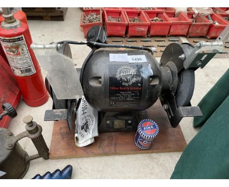 A PERFORMANCE POWER 150MM BENCH GRINDER 