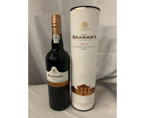 A W &amp; J GRAHAM'S 2014 LATE BOTTLED VINTAGE PORT 20% VOL 75CL IN LIDDED CARDBOARD SLEEVE 