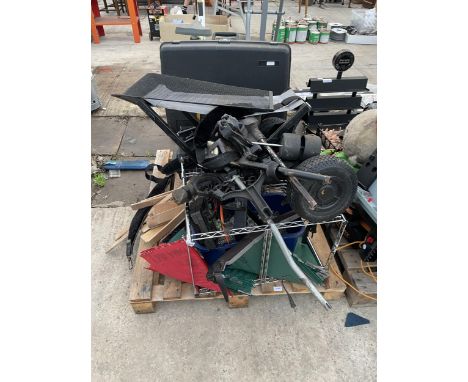 VARIOUS CLEARANCE ITEMS - GOLF CADDY, FIRE GUARD ETC 