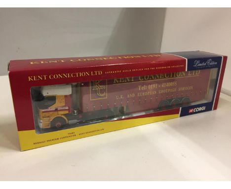A CORGI RENAULT (PREMIUM MODEL) 1-50 KENT CONNECTION 75602 