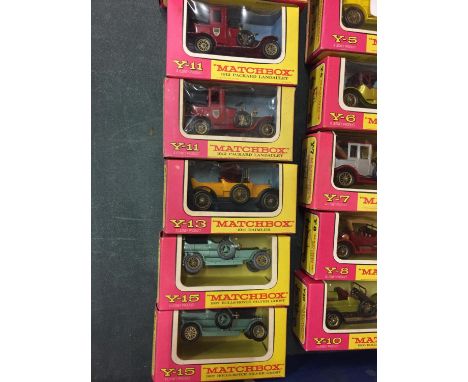 SIX BOXED MATCHBOX MODELS OF YESTERYEAR MODEL VEHICLES 
