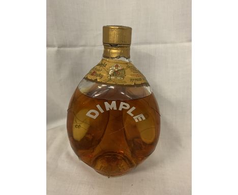 A DIMPLE OLD BLENDED SCOTCH WHISKY JOHN HAIG &amp; CO LTD MARKINCH SCOTLAND 70% PROOF 26 &amp; 2/3 FL.OZS 