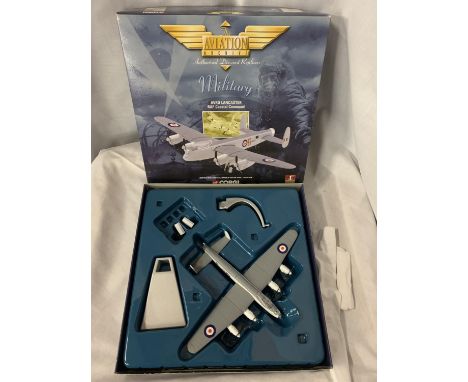 A BOXED CORGI AVRO LANCASTER RAF COASTAL COMMAND 1:144 SCALE MODEL AEROPLANE 