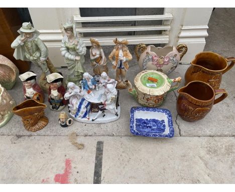 A LARGE ASSORTMENT OF CERAMIC WARE TO INCLUDE SYLVAC ETC 