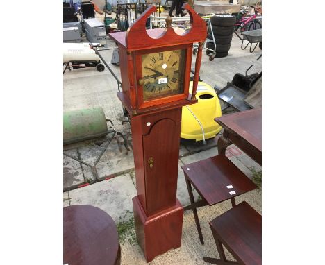 A MODERN GRANDMOTHER CLOCK LABELLED R.B BAILEY, SHERWOOD 