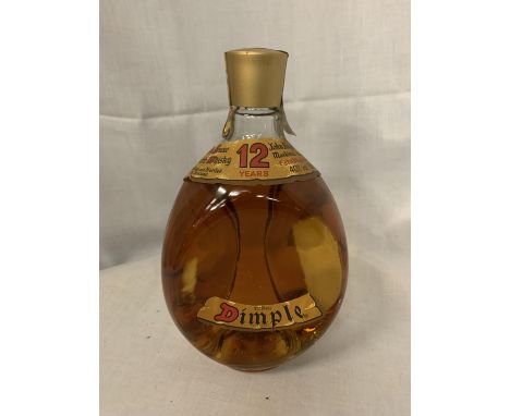 A DIMPLE 12 YEARS DELUXE SCOTCH WHISKY JOHN HAIG &amp; CO LTD MARKINCH SCOTLAND 40% VOL 75CL 