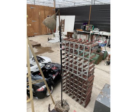 A VINTAGE REVO STANDARD WORKSHOP LAMP 