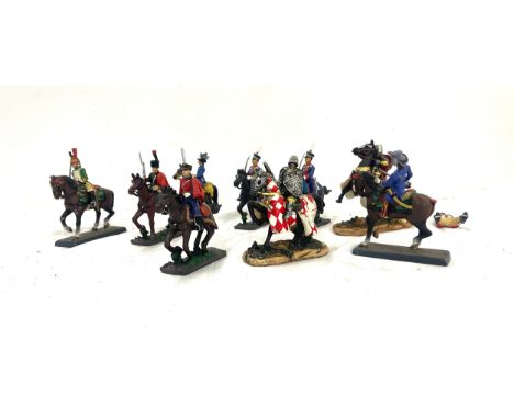 Selection of 9 model Solider figures to include maker Puckator 
