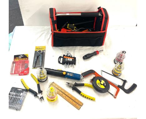 Tool carry bag with tools 