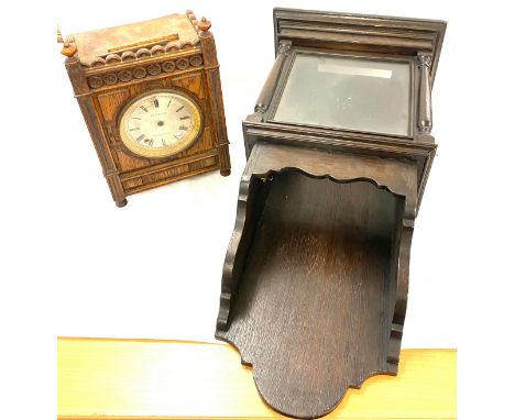 2 Antique clock cases 