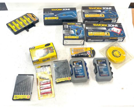 Selection of assorted tools includes Multi sets, cordless screwdriver etc 