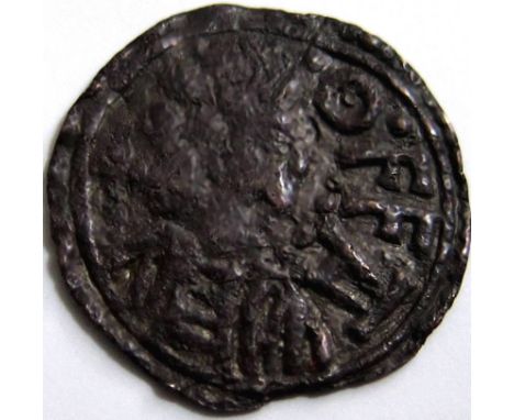 Anglo Saxon, Kings of Mercia, OFFA [757-96] PENNY. Portrait type - Light coinage - London mint - moneyer – Dud. Bust right wi