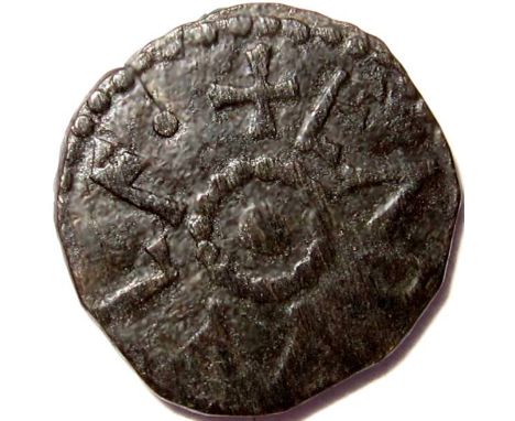 Anglo Saxon, Northumbria, EANBALD 11 [796-835] STYCA. +EANBALD AREP, pellet in circle of pellets; rev. EADVVLF., pellet in ci