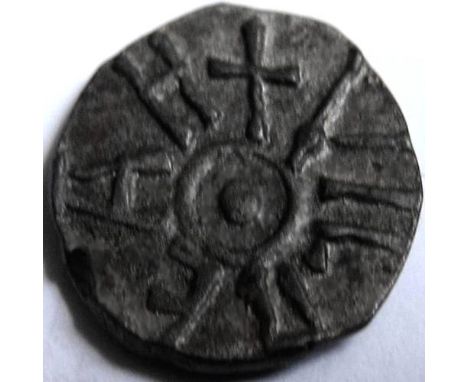Anglo Saxon, Kings of Northumbria, EANRED [810-41] STYCA. +EANRED REX, pellet in a circle; rev. +VILHEAH, pellet in a circle.