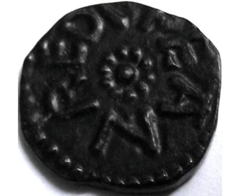 Anglo Saxon, Kings of Northumbria, AETHELRED / EANRED STYCA. +AEILRED R, pellet within diamond of pellets; rev. +EANRED R, pe