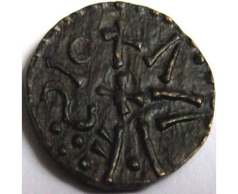 Anglo Saxon, Kings of Northumbria, AETHELRED [841-50] STYCA. +EDILRED RE, 5 pellets in centre; rev. +VVLF:SIC, cross in centr