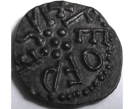 Anglo Saxon, Kings of Nortumbria, AETHELRED 11 [841-50] STYCA. +EDILRED REX, cross in centre; rev. +LEOFDEGN, pellets in cent
