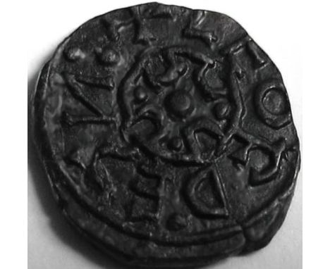 Anglo Saxon, Kings of Northumbria, AETHELRED 11 [841-50] STYCA. +EDELRED REX, Celtic cross in centre; rev. +LEOFDEGN:, Celtic