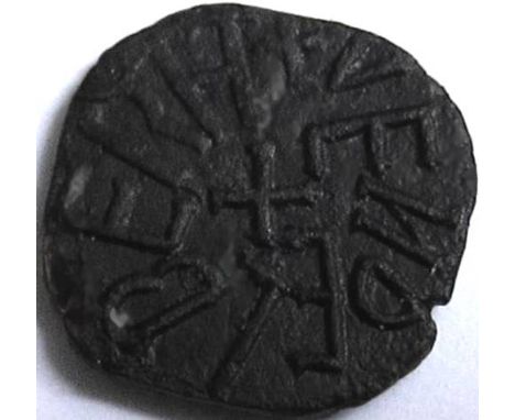 Anglo Saxon, Kings of Northumbria, AETHELRED 11 [841-50] STYCA. EDILRED RE, cross in centre; rev. +VENDELBERH, cross in centr