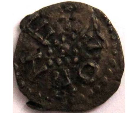 Anglo Saxon, Kings of Northumbria, AETHELRED 11 [841-50] STYCA. +EDIL’RED X, pellet in circle of pellets; rev. +MONNE, pellet