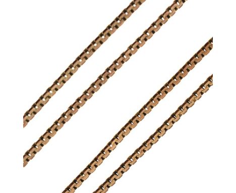 9ct gold fancy link neck chain, 9.7g approx   Condition: 