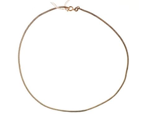 9ct gold fancy link neck chain, 3.5g approx   Condition: 