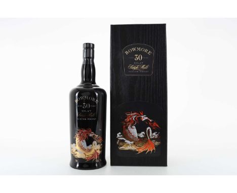 BOWMORE 30 YEAR OLD THE SEA DRAGON ISLAY SINGLE MALT  43% ABV / 70cl  Sat on the picturesque shore of Loch Indaal, Bowmore is