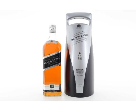 JOHNNIE WALKER 12 YEAR OLD BLACK LABEL MCLAREN EDITION 1L BLENDED WHISKY  43% ABV / 1L  When John Walker opened a grocery, wi