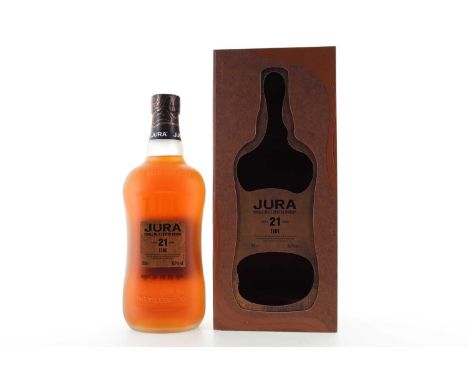 JURA 21 YEAR OLD TIDE ISLAND SINGLE MALT  46.7% ABV / 70cl  With deer outnumbering people by around 25 to 1, it’s surprising 