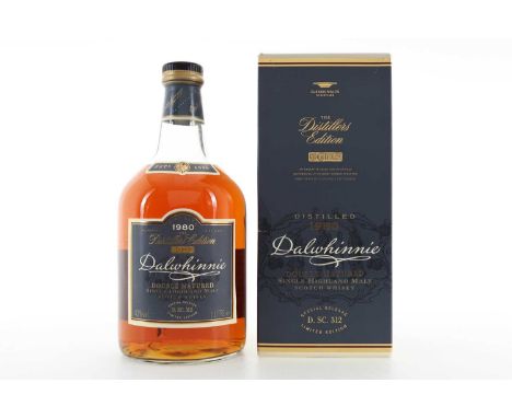 DALWHINNIE 1980 DISTILLERS EDITION 1L HIGHLAND SINGLE MALT  Distilled: 1980Bottled: 199543% ABV / 1L  Dalwhinnie is the highe