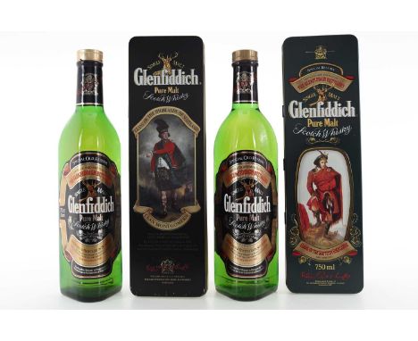 2 BOTTLES OF GLENFIDDICH SPECIAL RESERVE - CLANS DRUMMOND AND MONTGOMERIE SPEYSIDE SINGLE MALT  Clan Drummond - 40% ABV / 70c