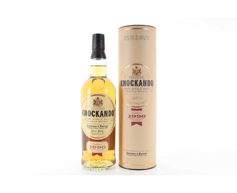 KNOCKANDO 1990 VINTAGE SPEYSIDE SINGLE MALT  Distilled: 1990Bottled: 200240% ABV / 70cl  The distillery was founded in 1898 b