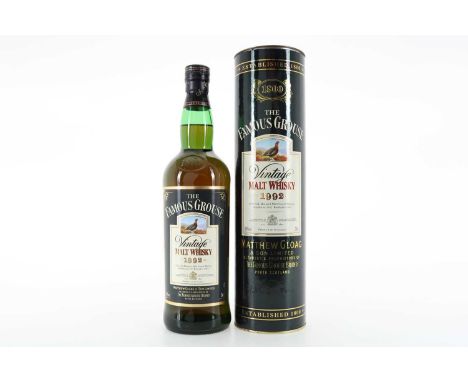 FAMOUS GROUSE 1992 VINTAGE BLENDED MALT  Distilled: 1992Bottled: 200440% ABV / 70cl