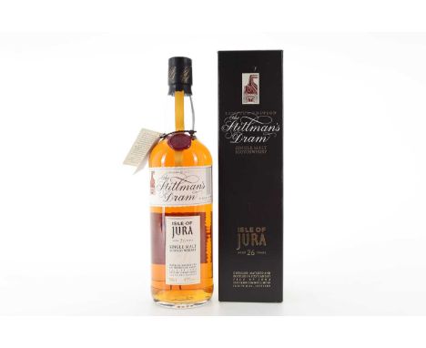 JURA 26 YEAR OLD STILLMAN'S DRAM ISLAND SINGLE MALT  Bottle Number: 228 / 180045% ABV / 70cl  With deer outnumbering people b