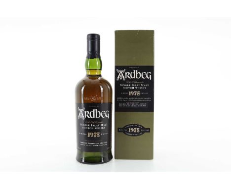 ARDBEG 1975 VINTAGE ISLAY SINGLE MALT  Distilled: 1975Bottled: 200043% ABV / 70cl  Located on the island’s rugged south coast