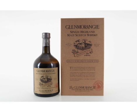 GLENMORANGIE 10 YEAR OLD TRADITIONAL 100° PROOF 1L HIGHLAND SINGLE MALT  57.2% ABV / 1L  Famous for their unique stills, each