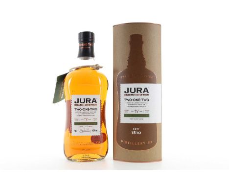 JURA 2006 13 YEAR OLD TWO-ONE-TWO ISLAND SINGLE MALT  Distilled: 2006Bottled: 2019Finished in Chinkapin casks47.5% ABV / 70cl