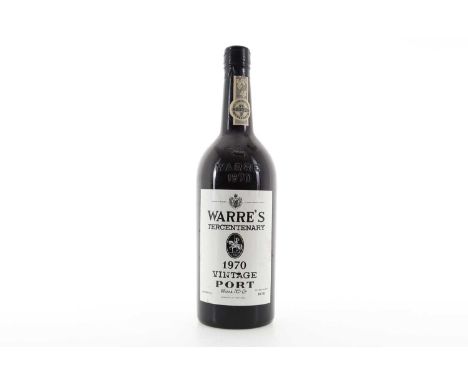 WARRE'S TERCENTENARY 1970 VINTAGE PORT No stated ABV / Approx 75cl