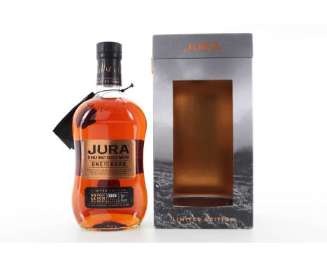 JURA 22 YEAR OLD ONE FOR THE ROAD ISLAND SINGLE MALT  Finished in Pinot Noir casks.47% ABV / 70cl  With deer outnumbering peo