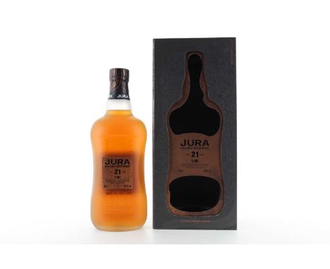 JURA 21 YEAR OLD TIME ISLAND SINGLE MALT  47.2% ABV / 70cl  With deer outnumbering people by around 25 to 1, it’s surprising 