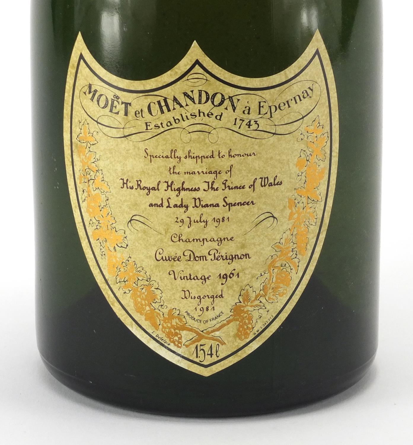 Magnum bottle of Moet & Chandon 1981 Dom Perignon Champagne, specially ...