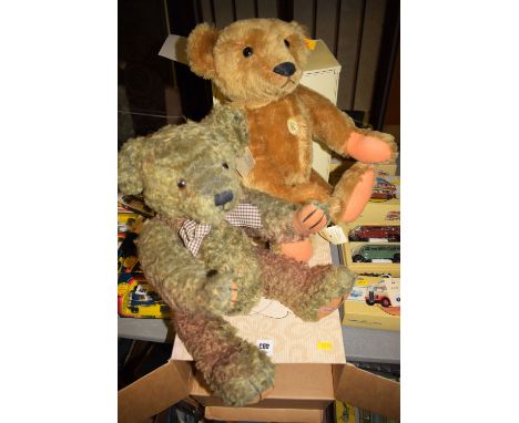 A Steiff teddy bear "1906 Classic", boxed; together with a limited edition teddy bear, by Russell Berrie & Co. Inc., from an 