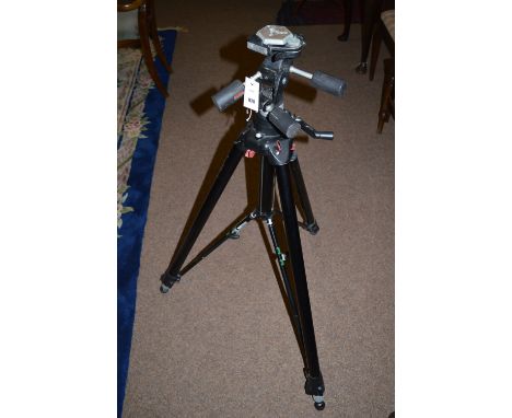 A Manfrotto 029 professional tripod.