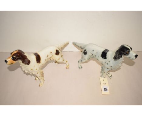Two Goebel figures of English Setters, numbered 3062821 dated 1973.