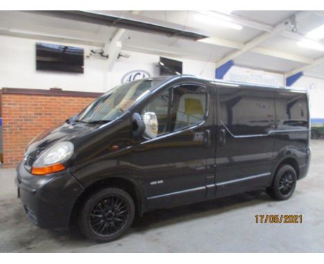 Make &amp; Model: Renault Trafic SL27 DCI 80 SWBDate of Reg: SV03 XBKColour: Blackcc: 1870MoT: 28-12-2021Fuel Type: DIESELMil