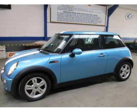 Make &amp; Model: Mini OneDate of Reg: KK05 AFVColour: Bluecc: 1598MoT: 17-07-2021Fuel Type: PETROLMileage: 84kTransmission: 