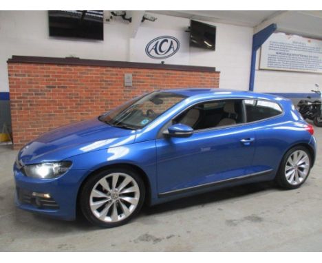 Make &amp; Model: VW Scirocco GT TDI 170Date of Reg: FT10 RXOColour: Bluecc: 1968MoT: 10-03-2022Fuel Type: DIESELMileage: 80k