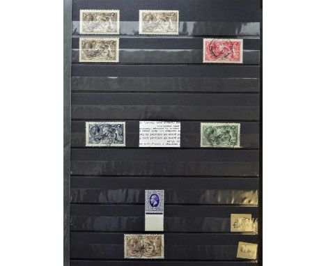 Stockbook collection of well over 250 stamps, mint and used, the several dozen Downey heads including simple cypher wmks and 