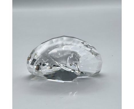 Clear faceted crystal with arched design was a renewal gift for SCS members. 5063699. This item has its original box: 3.75"L 
